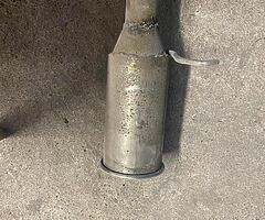 Twin pipe exhaust