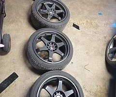 JR 18 alloys (BMW & Lexus fitment)