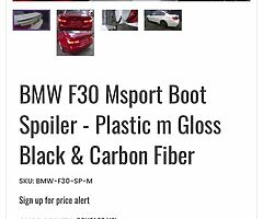 F30 boot spoiler