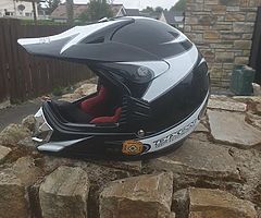 Childs motorcross helmet