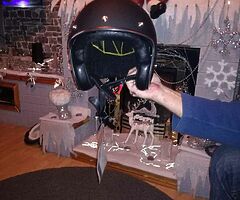 Open face motorbike helmet - Image 3/4