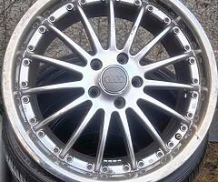 4 Alloy wheels 18 
 audi A6 a4 vw etc
