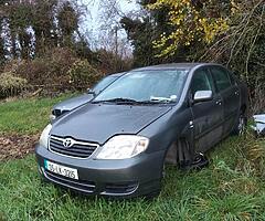 Corolla breaking