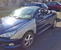 2006 Peugeot 206 cc convertible