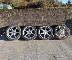 Wulfsport 18's multi fitment alloys