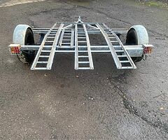 2022 Galvanised  3 bike trailer