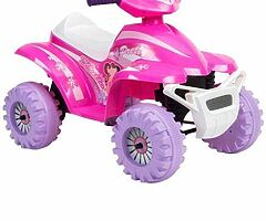 Pink Racing Quad 6V Ride On
