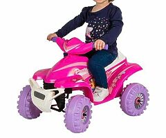 Pink Racing Quad 6V Ride On