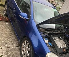 Mk5 golf braking everything there