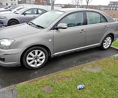 Avensis d4d for braking new tyres