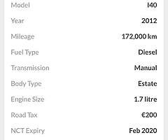 2012 Hyundai i40 Finance this car from €39 P/W - Image 10/10