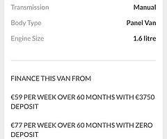 2015 Ford Transit Connect Finance this van from €59 P/W - Image 10/10
