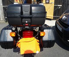 Givi side panniers and top box  Givi rack - Image 3/10