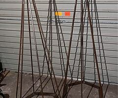 Steel Christmas trees