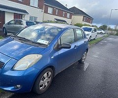 Toyota yaris petrol Nct 03 2022 Tax