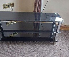 Large tv stand and medium sized