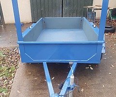 7 by 4 steel trailer - Image 4/5
