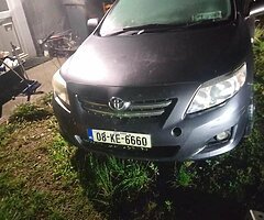2008 TOYOTA COROLLA 1.4 D4D FOR EXPORT.