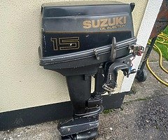 2-stroke outboard Suzuki-15