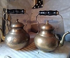 Vintage Brass Kettles