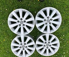 17” genuine Opel alloys great condition