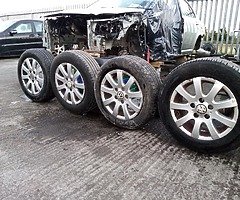 15 inch alloys tyres from wolsvagen golf - Image 6/6