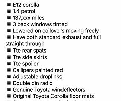 Toyota Corolla - Image 8/9