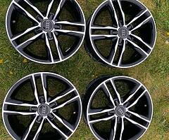 16” Alloy wheels 5x100 with adapters for 5x112