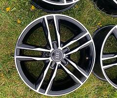 16” Alloy wheels 5x100 with adapters for 5x112