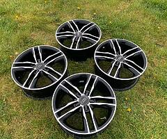 16” Alloy wheels 5x100 with adapters for 5x112