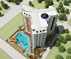 1 Yatak 1 Banyo Apartman dairesi/rezidans