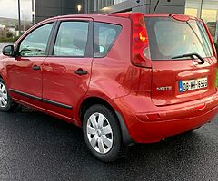 Nissan note 1.4petrol no nct