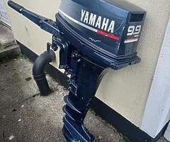 2-stroke  outboard  Yamaha-9,9 hp