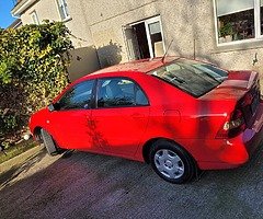 Toyota corolla ncted and tax..