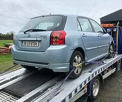 Toyota Corolla 1.4 diesel for breaking