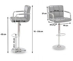 High quality brand new bar stools in white leather
€75 each
National shipping available for extra - Image 5/6