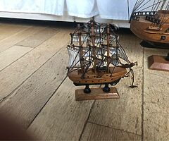 Handmade sailing ships