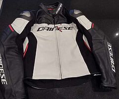 dianese leather motorbike jacket
