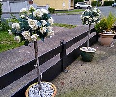 2 Large Artificial Plants