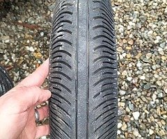 Used once Michelin power rain 120/190 - Image 2/6