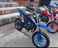 New MMX 50cc mini scramblers and quads in stock delivery available NATION WIDE