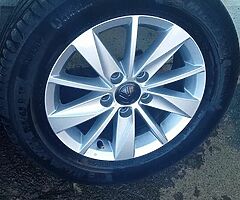 VW golf highline alloys 5x112 for sale - Image 5/6