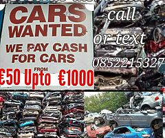 Unwanted vehicles