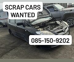 SCRAP CARS WANTED