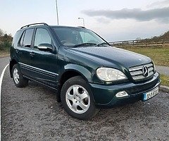 02 Mercedes ML 270 CDi DOE/Tax