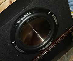 Car subwoofer with amplifier