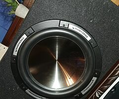 Car subwoofer with amplifier