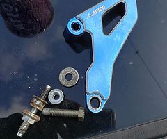 Restyle yz125 plastics no mudguard or plate.