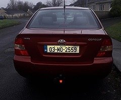 2003 Toyota corolla 1.4 petrol, Red