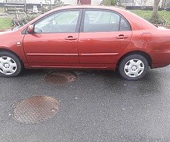 2003 Toyota corolla 1.4 petrol, Red - Image 4/8